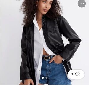 Madewell Black Leather Jacket